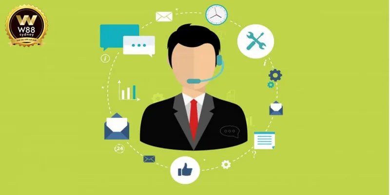 hỗ trợ khách hàng tại W88