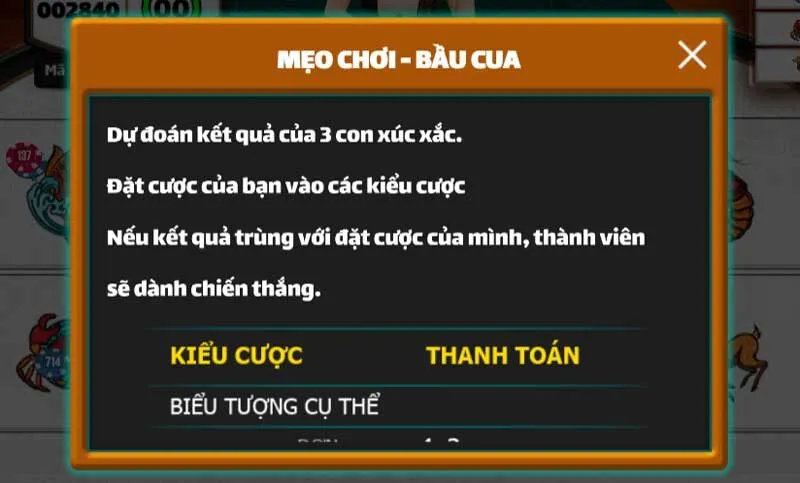 Luật chơi Bầu Cua Tôm Cá