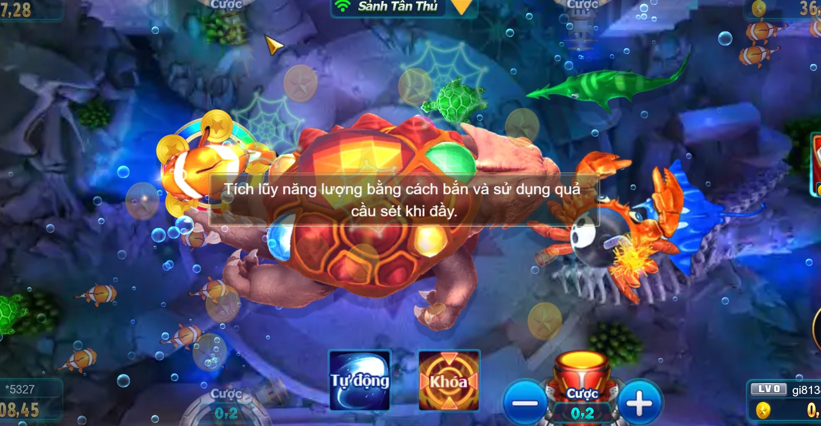 Tính năng bùng nổ năng lượng